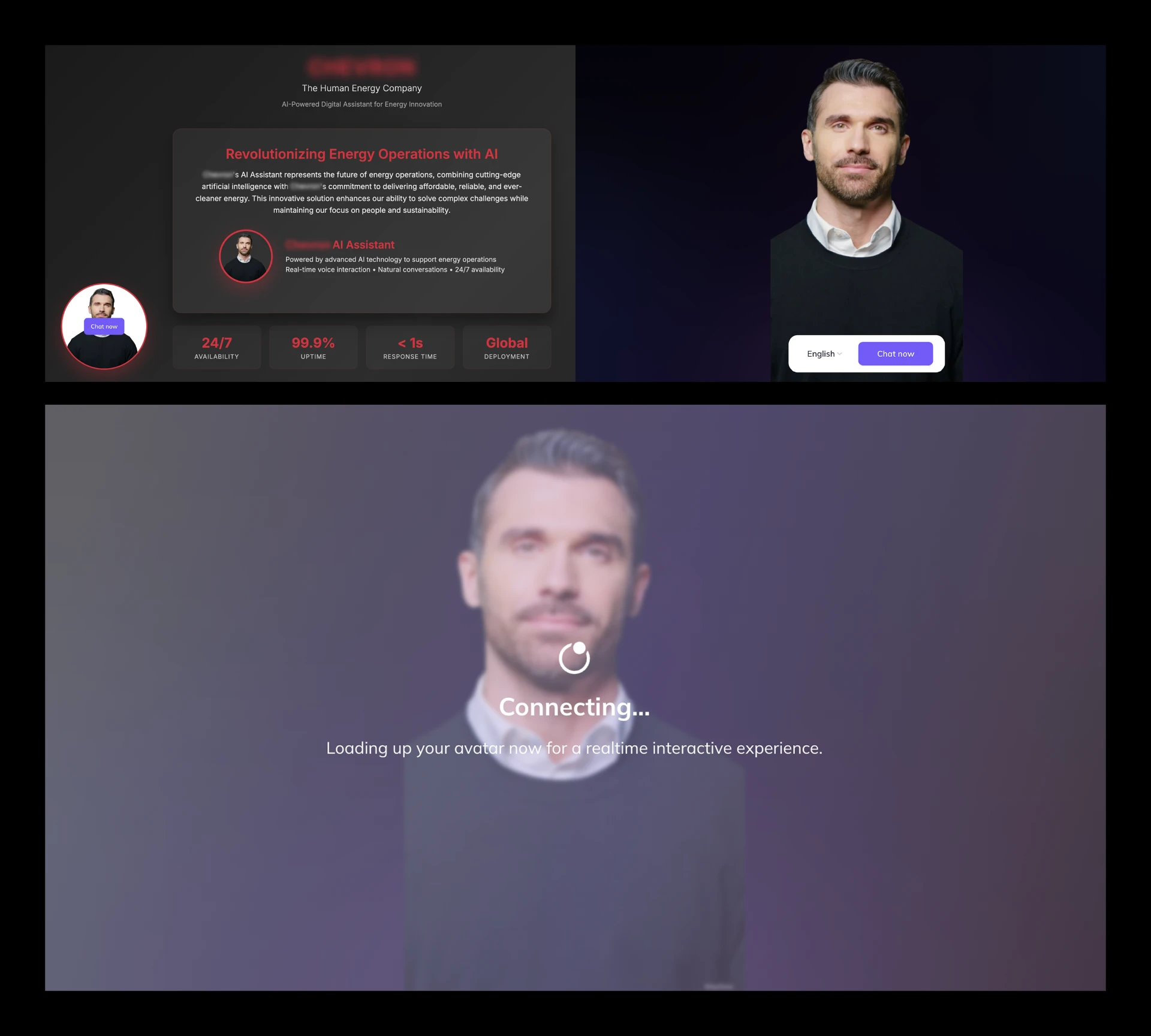 Surge energy assistant avatar interface concepts