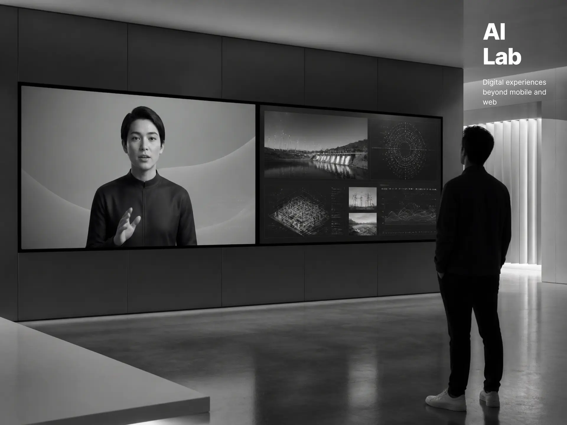 AI Lab multiscreen conversational experience